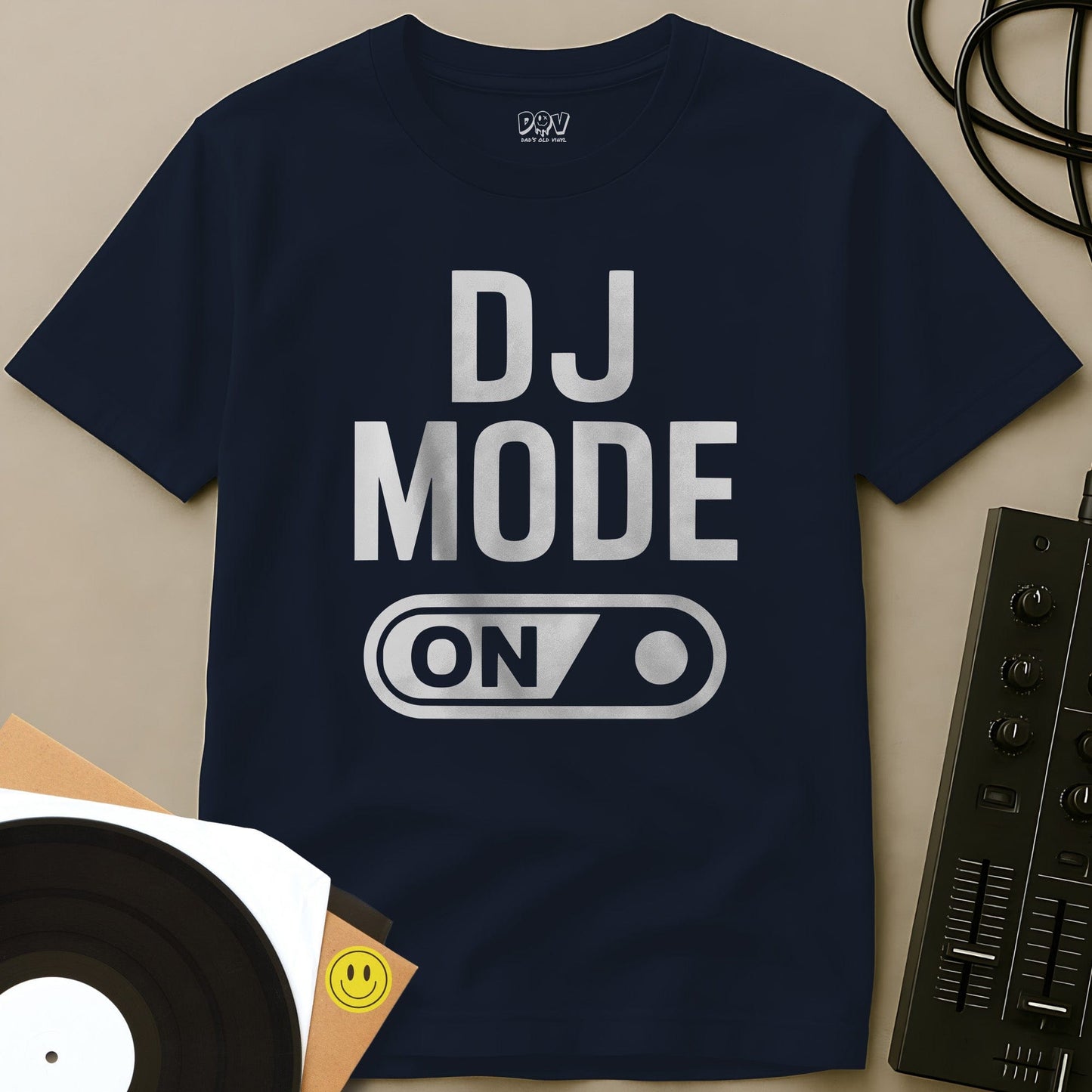 DJ Mode On T-Shirt Navy / S DJ Mode On T-Shirt