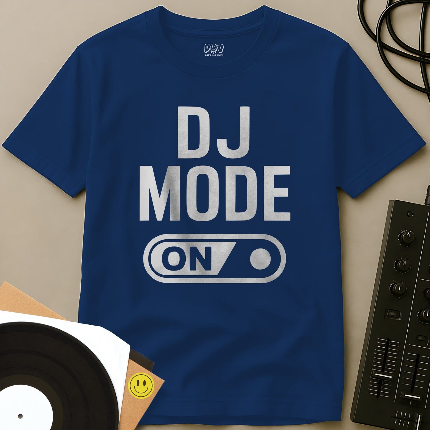 DJ Mode On T-Shirt Royal / S DJ Mode On T-Shirt