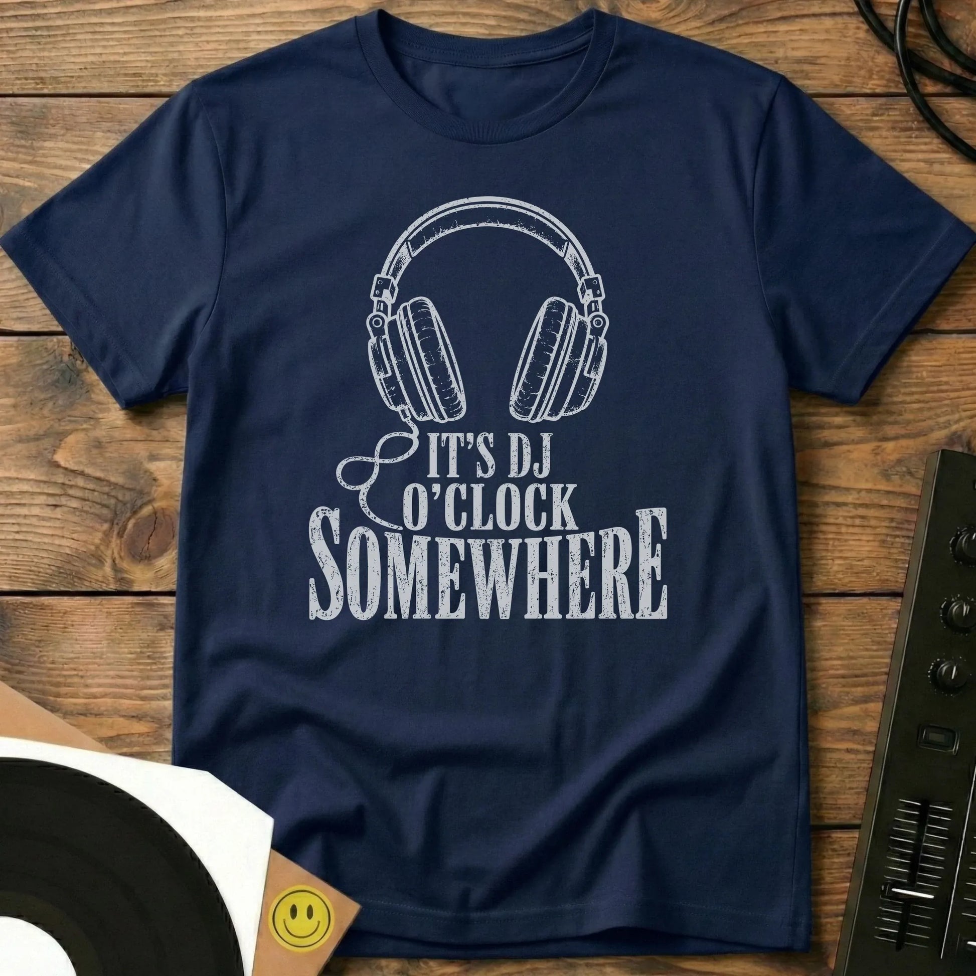 DJ O'Clock Somewhere T-Shirt Navy / S DJ O'Clock Somewhere T-Shirt