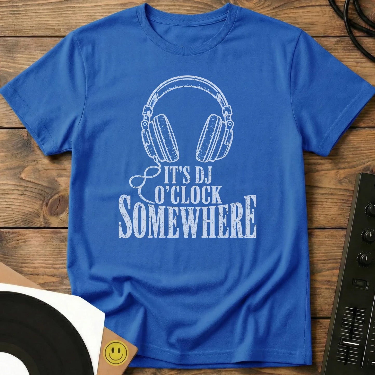 DJ O'Clock Somewhere T-Shirt Royal / S DJ O'Clock Somewhere T-Shirt