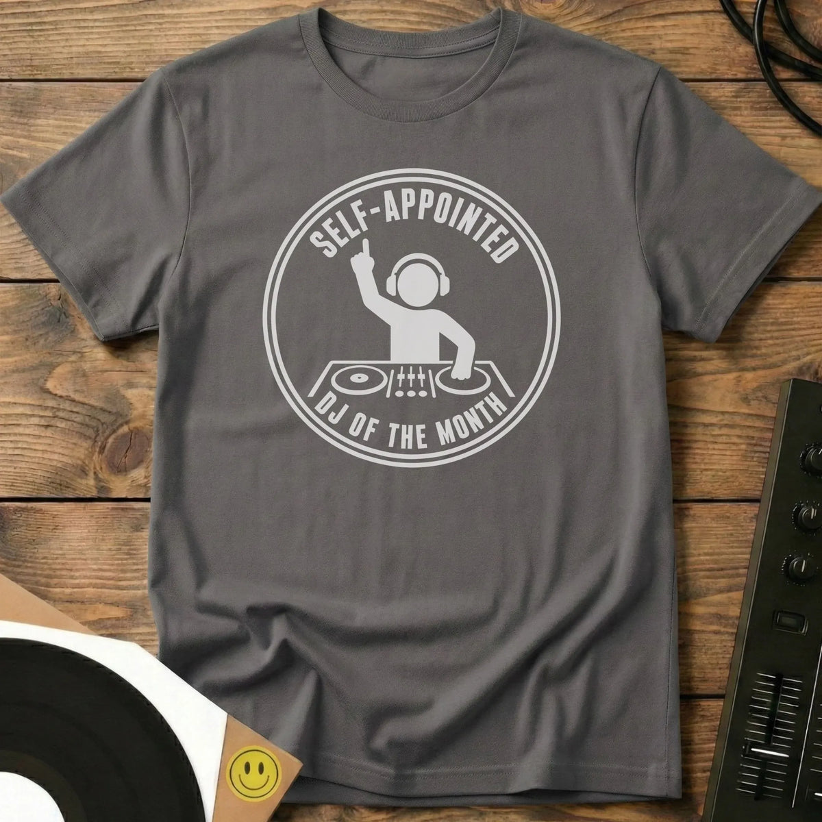 DJ Of The Month T-Shirt Charcoal / S DJ Of The Month T-Shirt