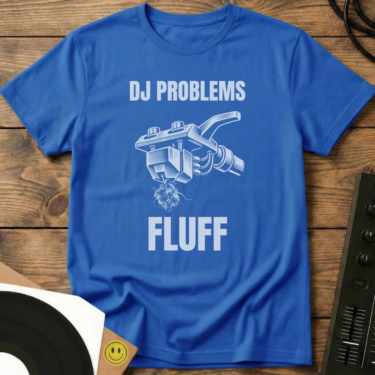 DJ Problems, Fluff t-shirt in Royal