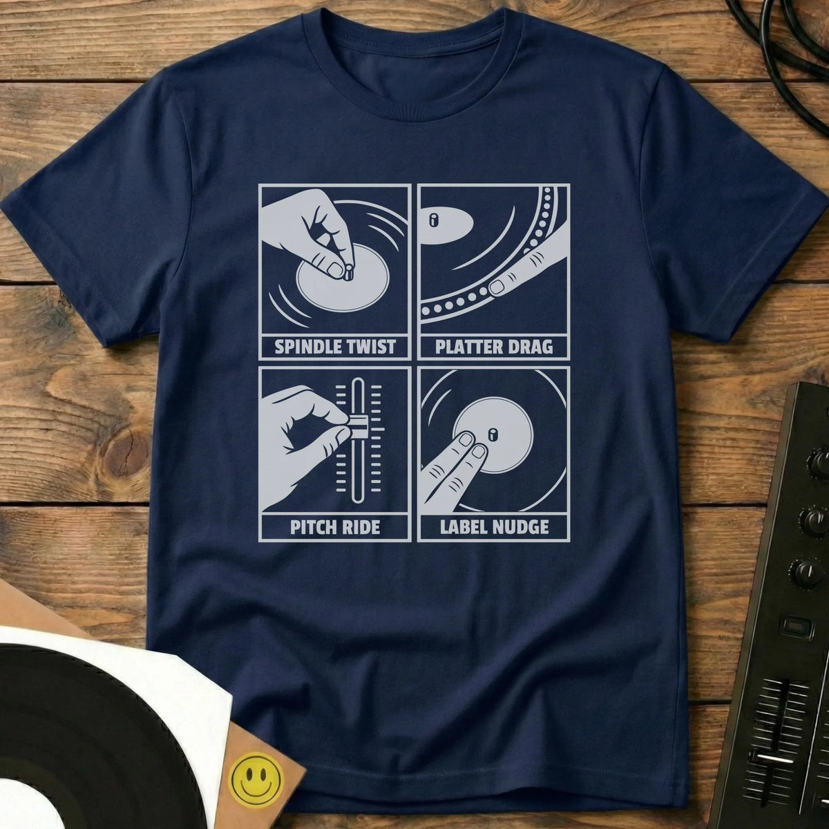 DJ Technique T-Shirt Navy / S DJ Technique T-Shirt