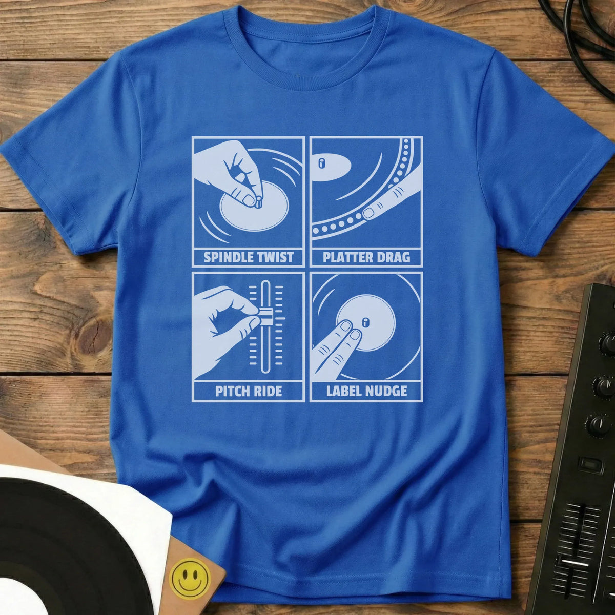 DJ Technique T-Shirt Royal / S DJ Technique T-Shirt