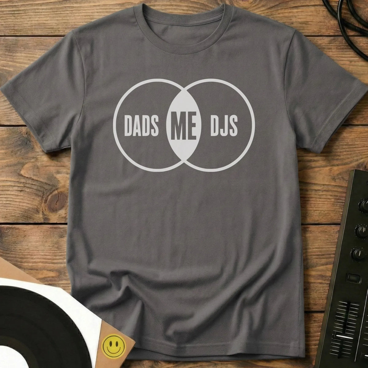 DJ Venn Diagram T-Shirt Charcoal / S DJ Venn Diagram T-Shirt