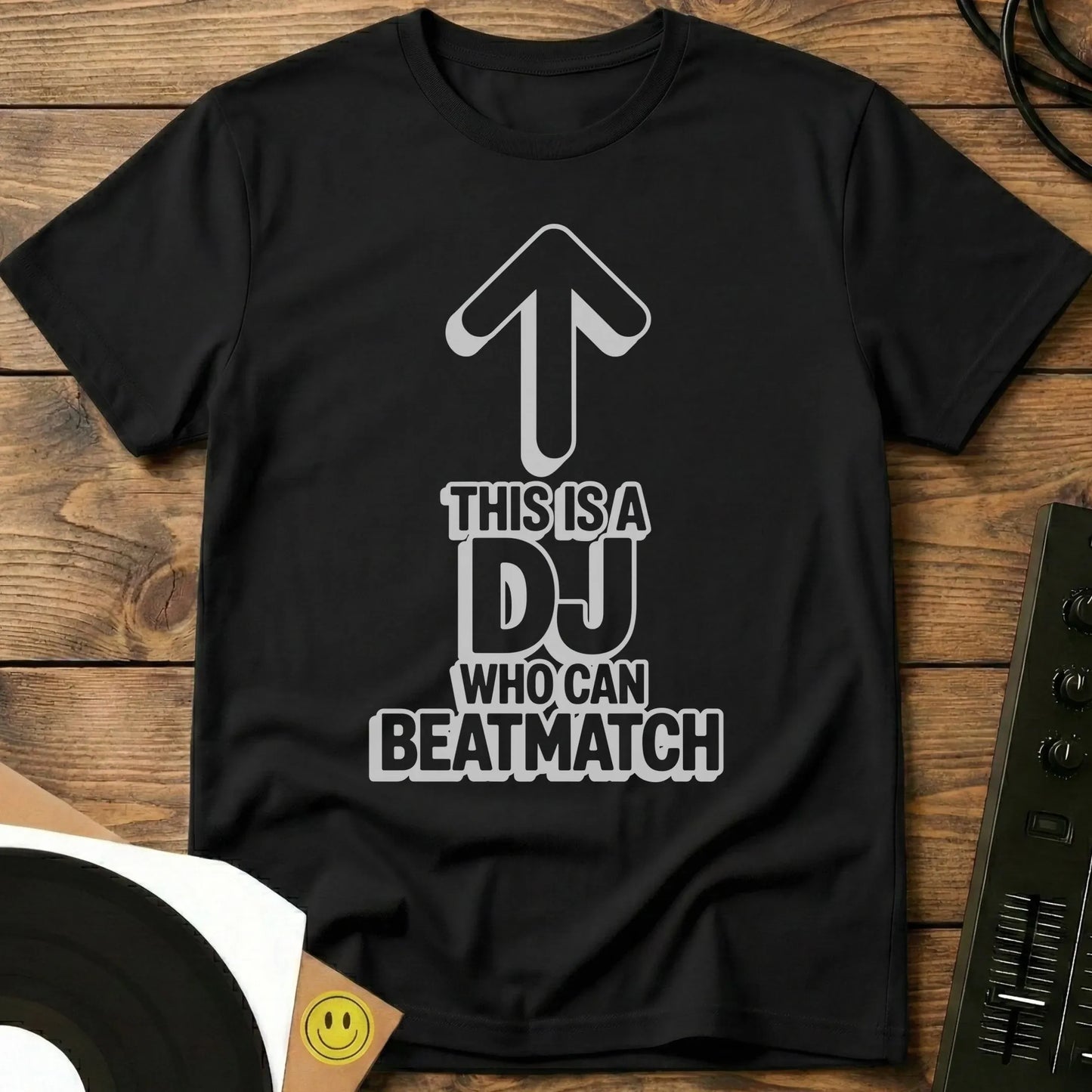 DJ Who Can Beatmatch T-Shirt Black / S DJ Who Can Beatmatch T-Shirt