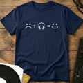 DJing Equals Happy T-Shirt Navy / S DJing Equals Happy T-Shirt