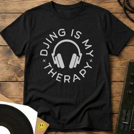 DJing Is My Therapy T-Shirt Black / S DJing Is My Therapy T-Shirt