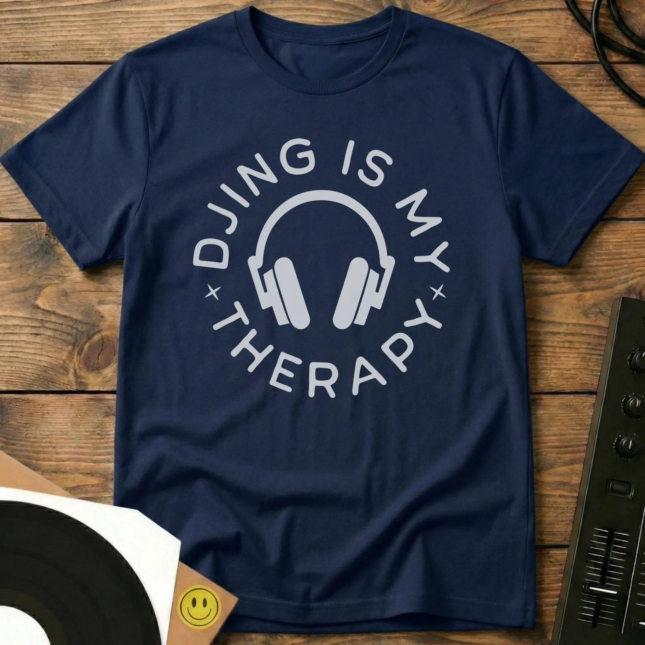 DJing Is My Therapy T-Shirt Navy / S DJing Is My Therapy T-Shirt
