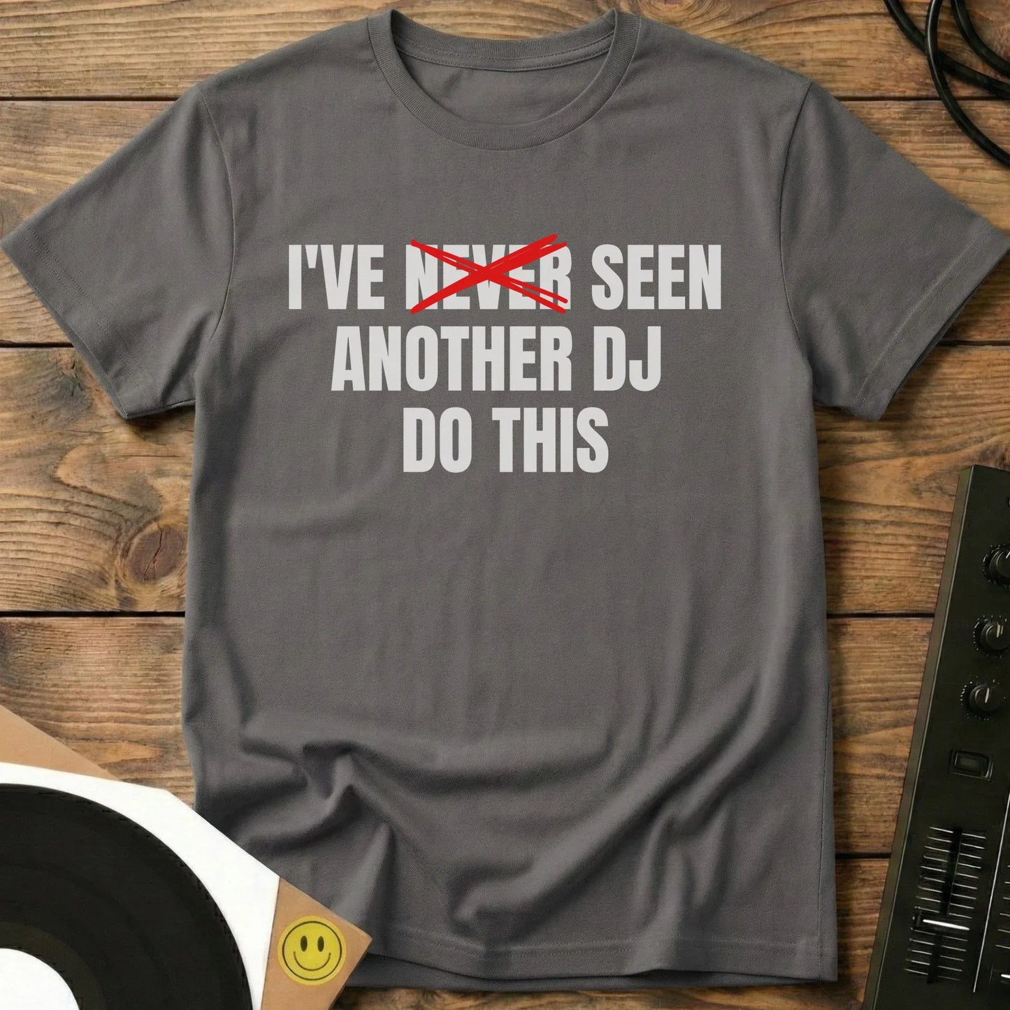 Don't Believe The Hype T-Shirt Charcoal / S Don't Believe The Hype T-Shirt