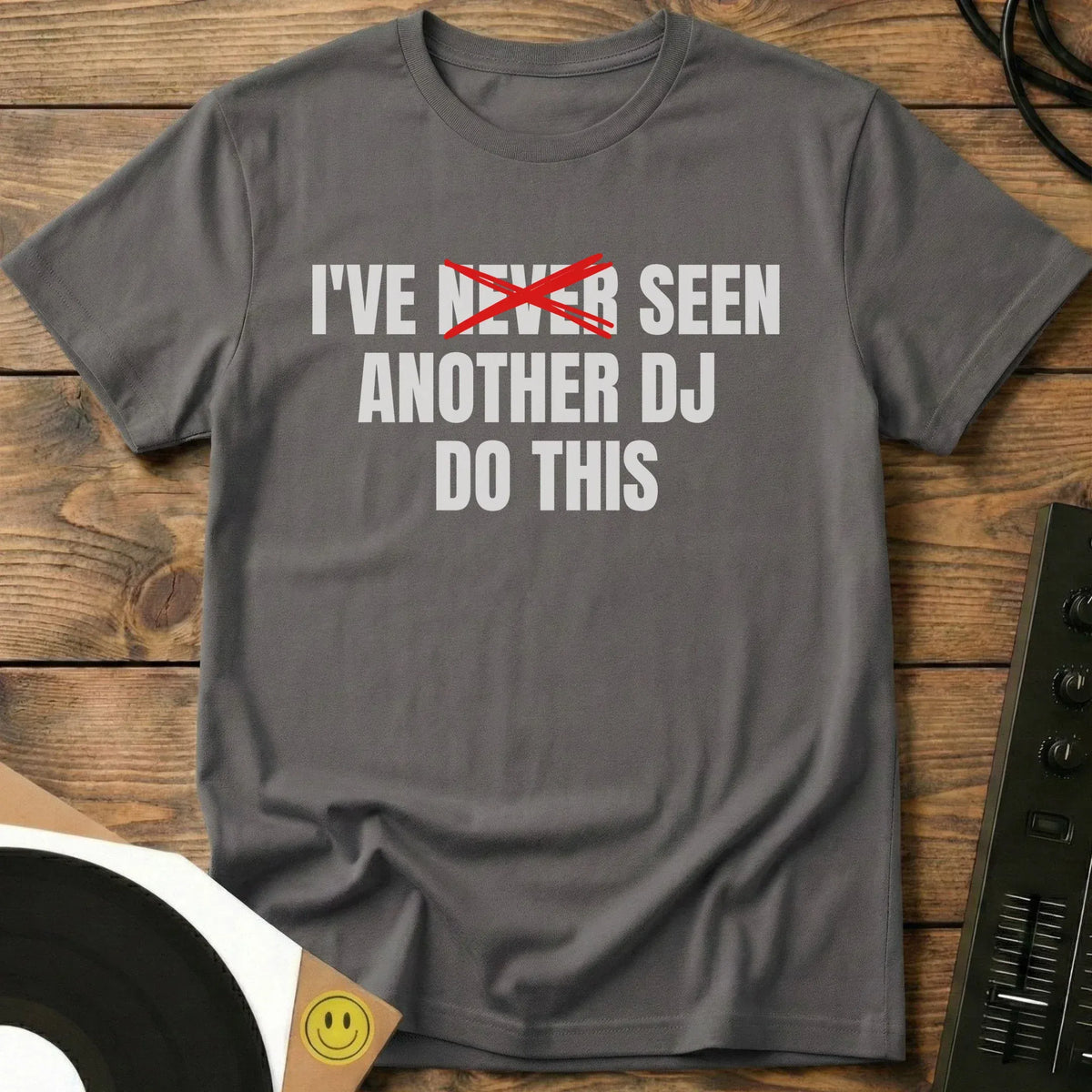 Don't Believe The Hype T-Shirt Charcoal / S Don't Believe The Hype T-Shirt