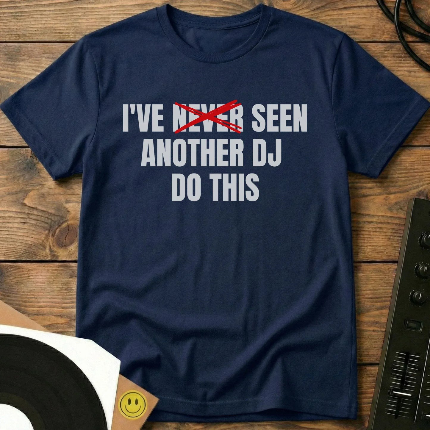 Don't Believe The Hype T-Shirt Navy / S Don't Believe The Hype T-Shirt