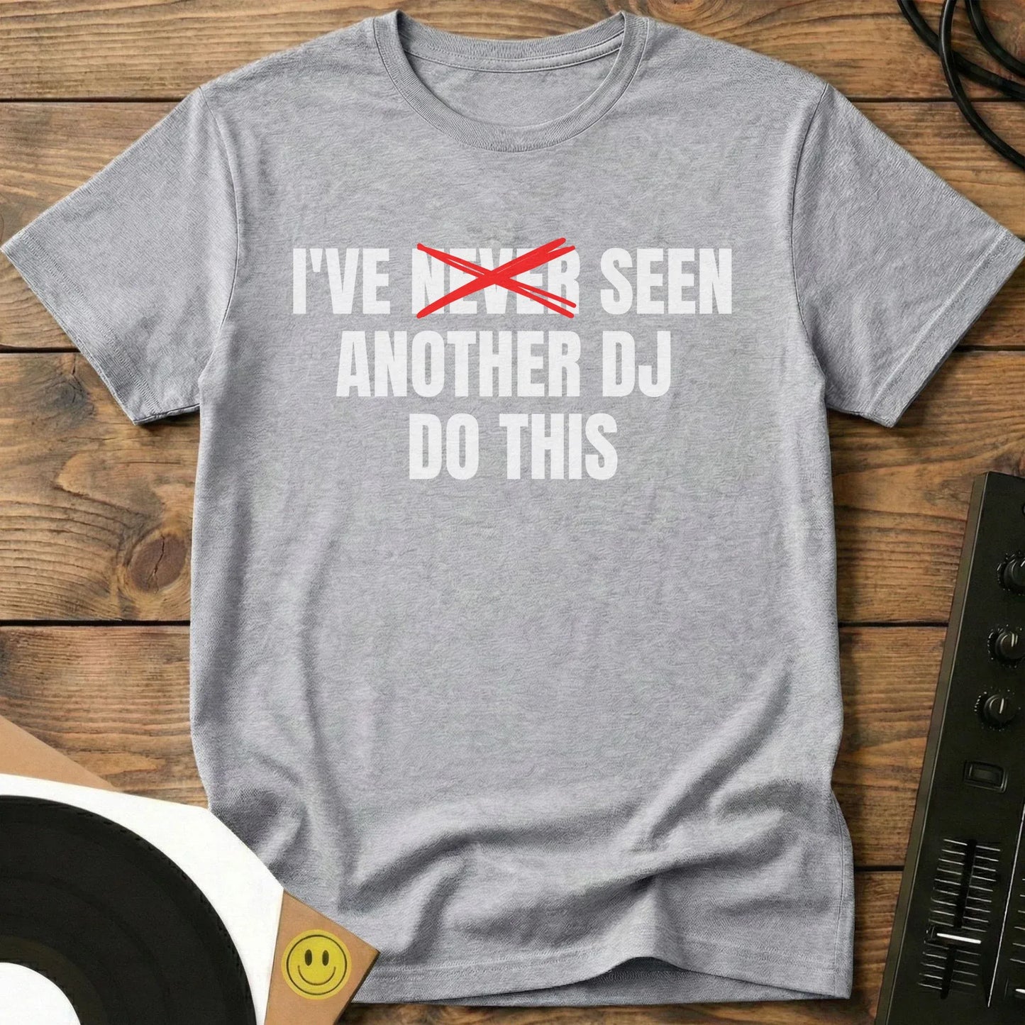 Don't Believe The Hype T-Shirt Sport Grey / S Don't Believe The Hype T-Shirt