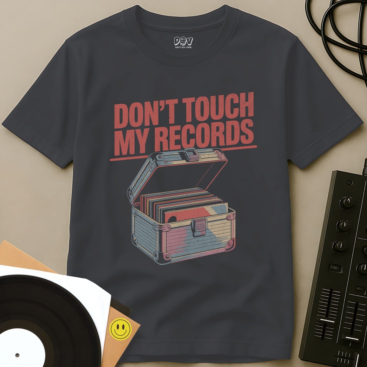 Don’t Touch My Records T-Shirt Charcoal / S Don’t Touch My Records T-Shirt