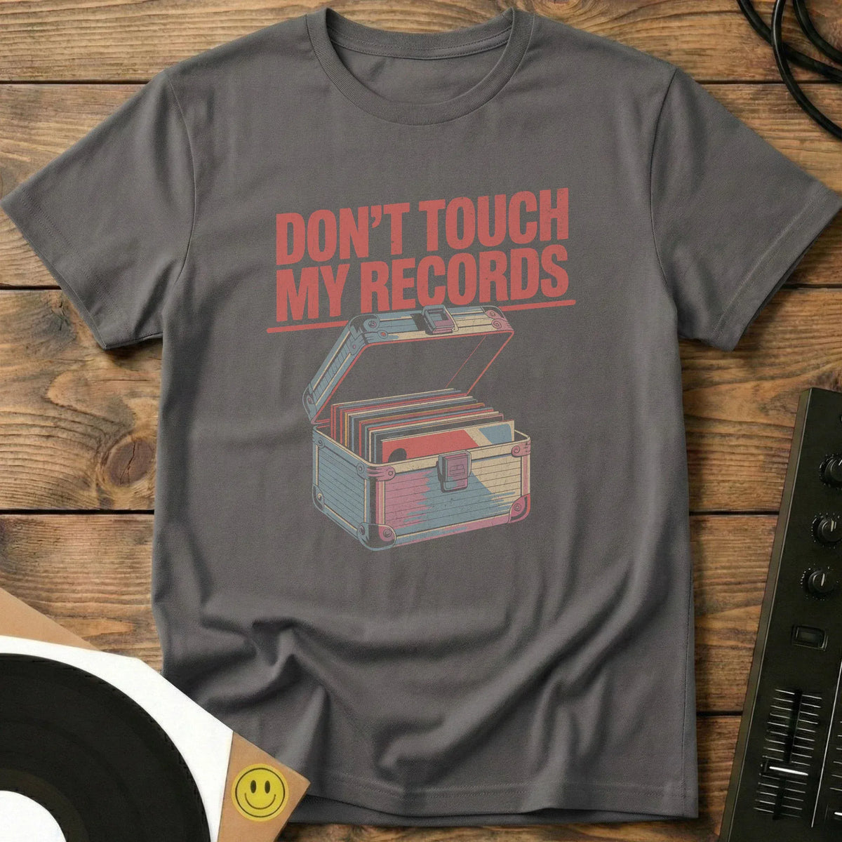 Don’t Touch My Records T-Shirt Charcoal / S Don’t Touch My Records T-Shirt