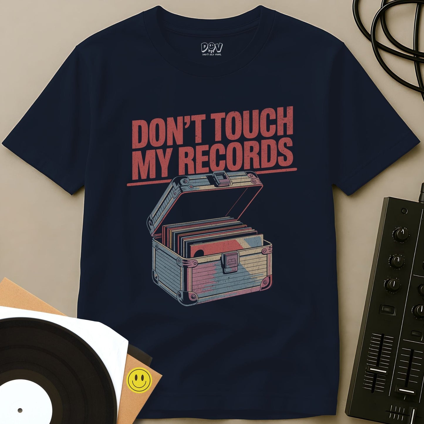 Don’t Touch My Records T-Shirt Navy / S Don’t Touch My Records T-Shirt