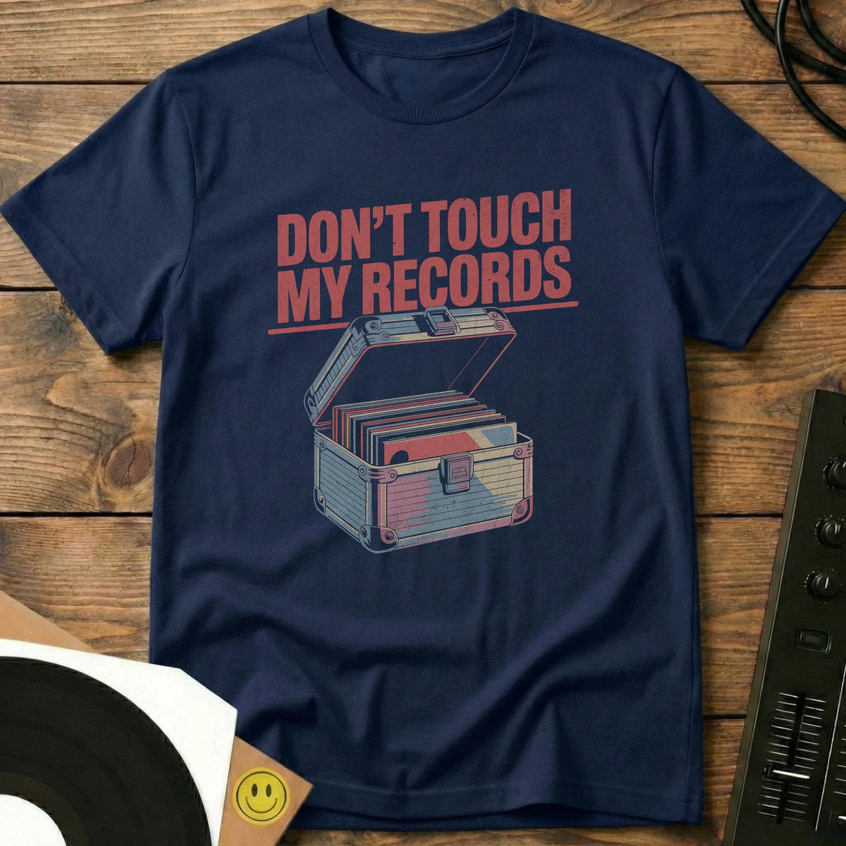 Don’t Touch My Records T-Shirt Navy / S Don’t Touch My Records T-Shirt