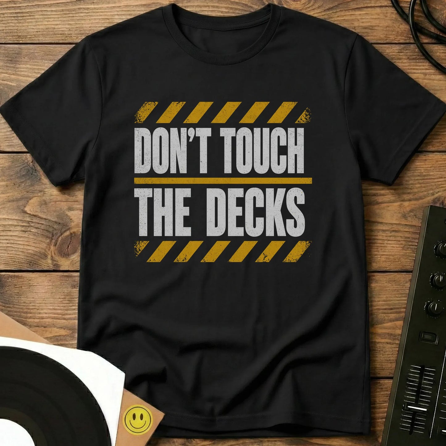Don't Touch The Decks Warning T-Shirt Black / S Don't Touch The Decks Warning T-Shirt
