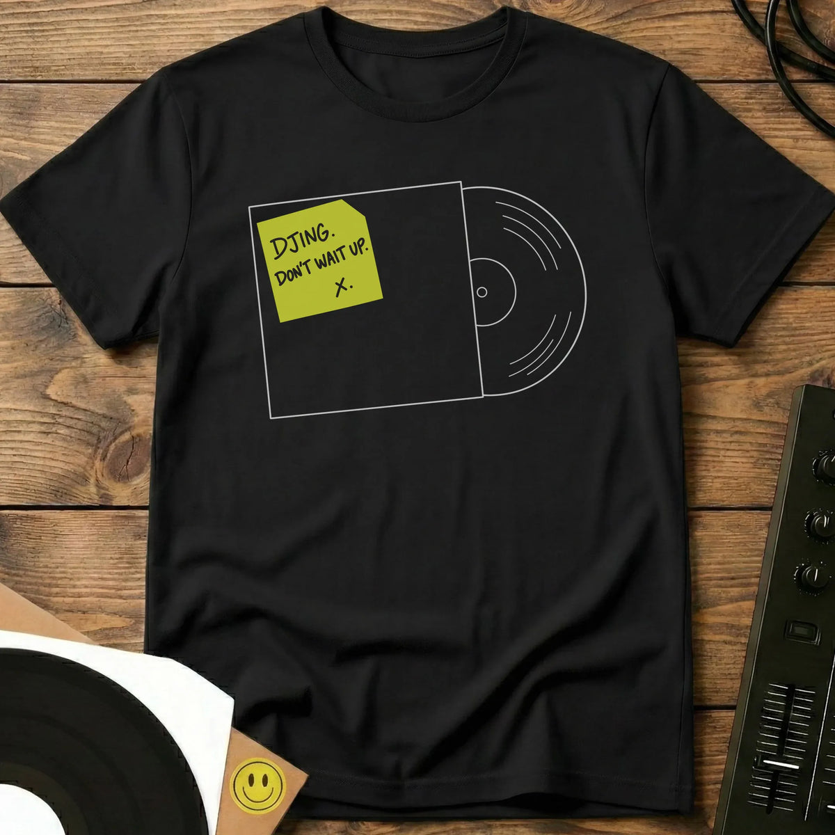 Don't Wait Up t-shirt in Black