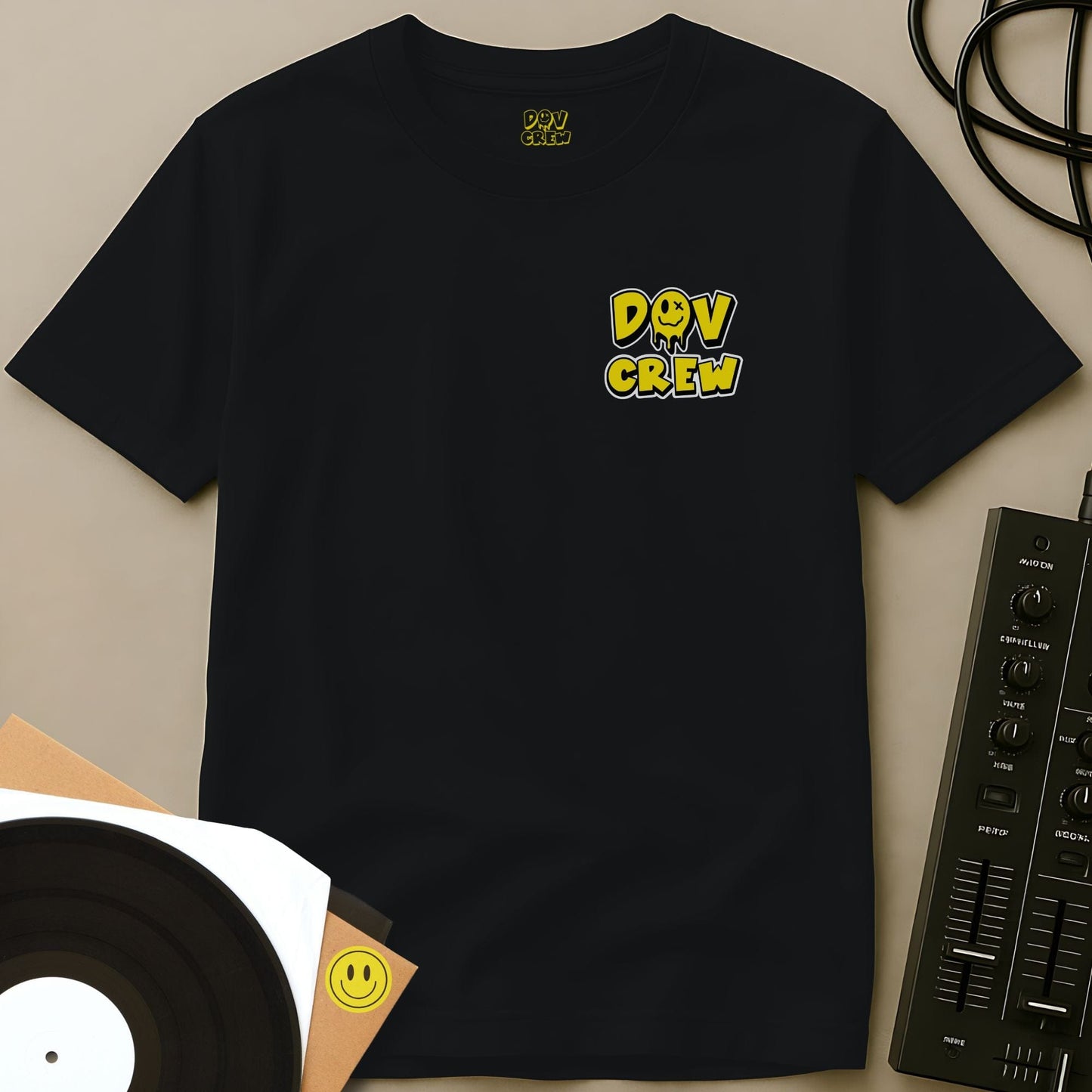 DOV Crew Crest T-shirt Black / S DOV Crew Crest T-shirt