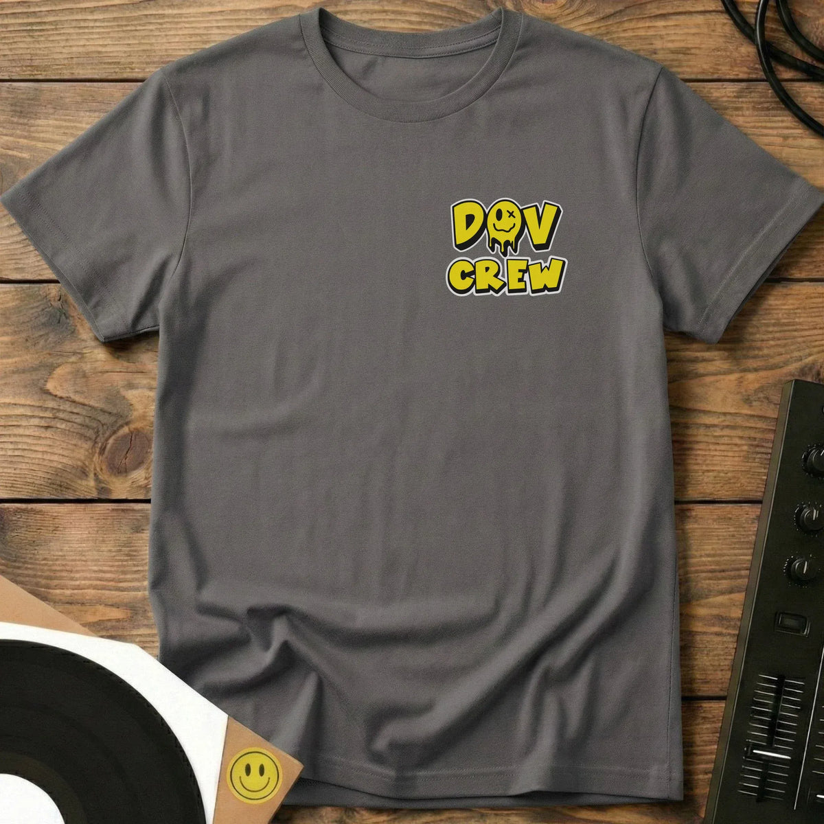 DOV Crew Crest T-shirt Charcoal / S DOV Crew Crest T-shirt