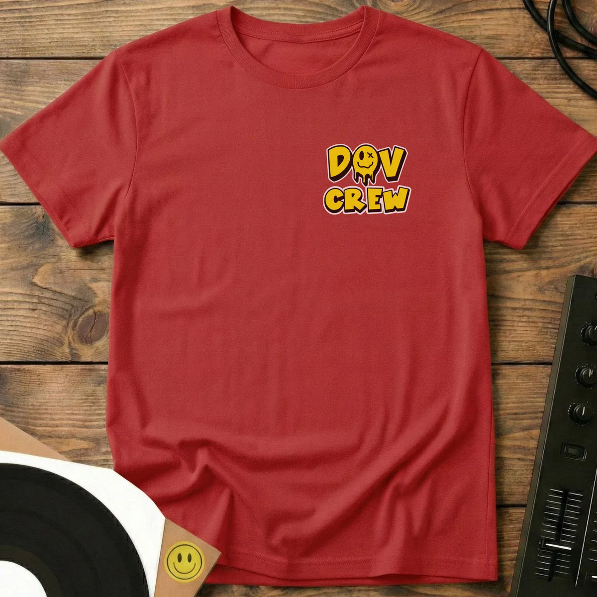 DOV Crew Crest T-shirt Red / S DOV Crew Crest T-shirt
