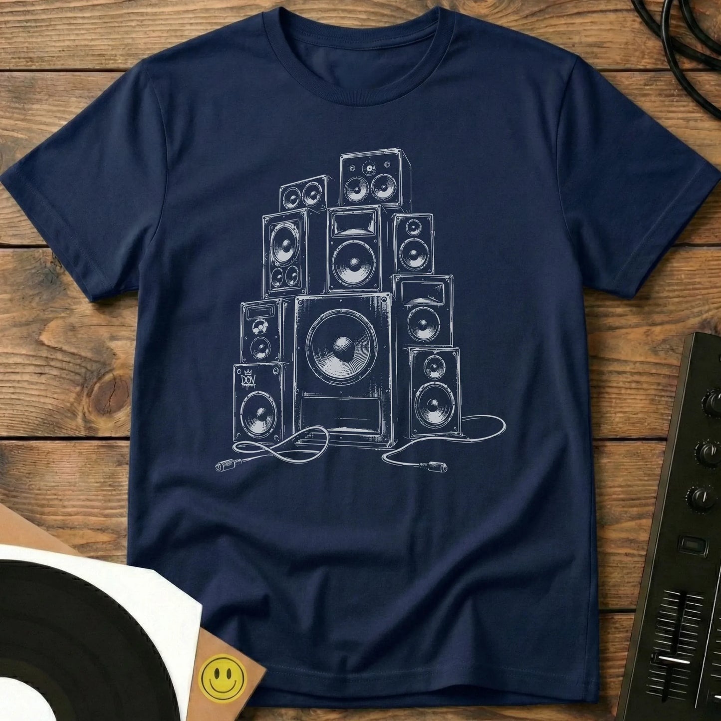 DOV Rig White T-Shirt Navy / S DOV Rig White T-Shirt