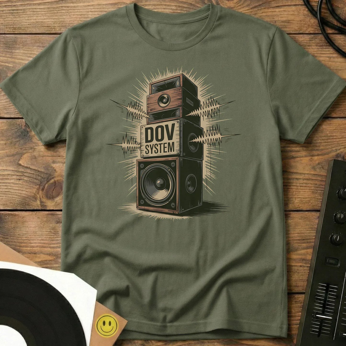 DOV Sound System T-Shirt Military Green / S DOV Sound System T-Shirt
