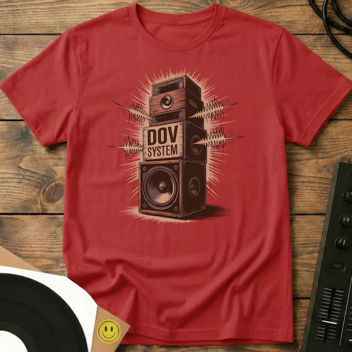 DOV Sound System T-Shirt Red / S DOV Sound System T-Shirt