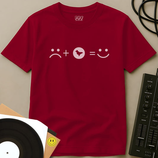 Doves Equals Happy T-Shirt Red / S Doves Equals Happy T-Shirt