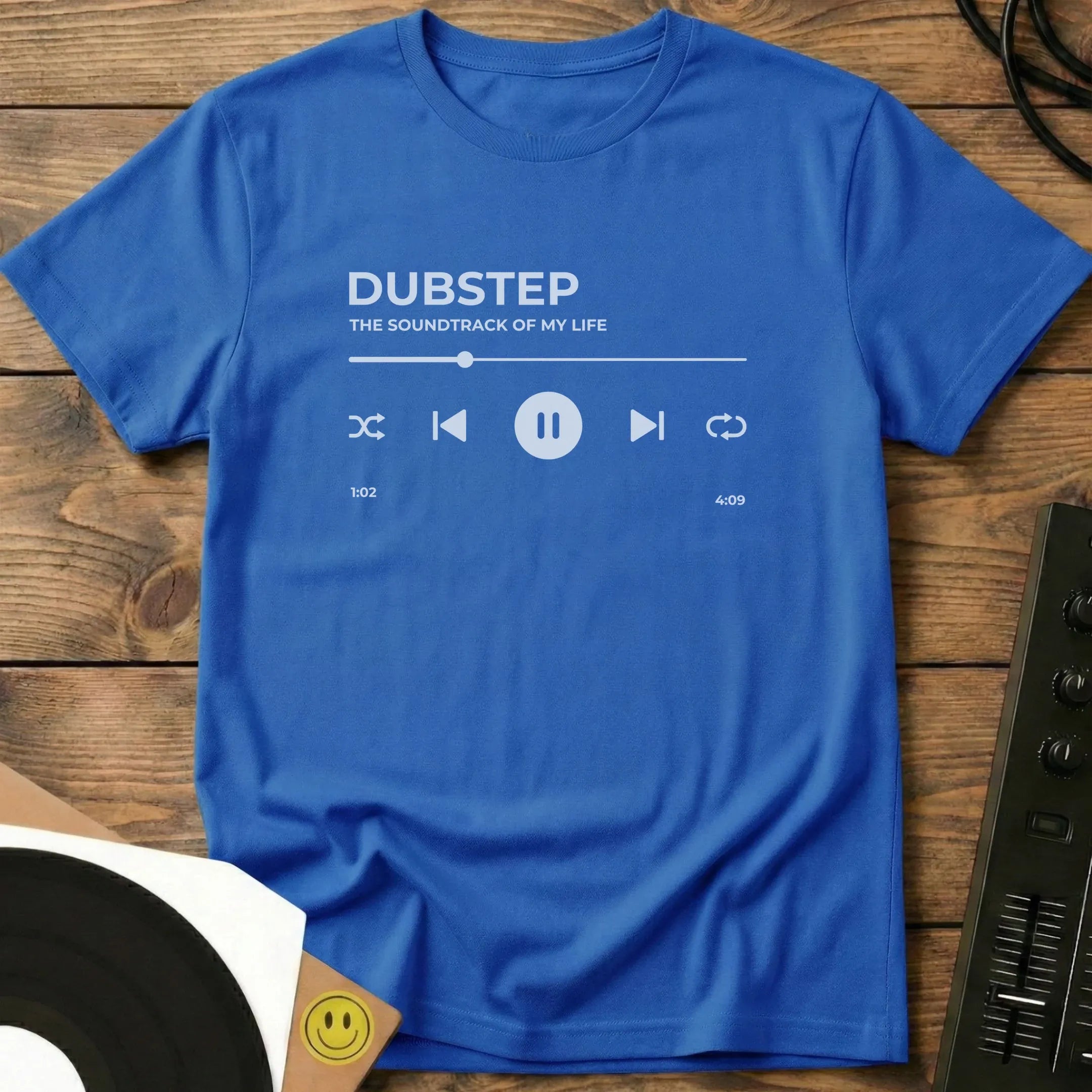 Dubstep - The Soundtrack of My Life T-Shirt Royal / S Dubstep - The Soundtrack of My Life T-Shirt