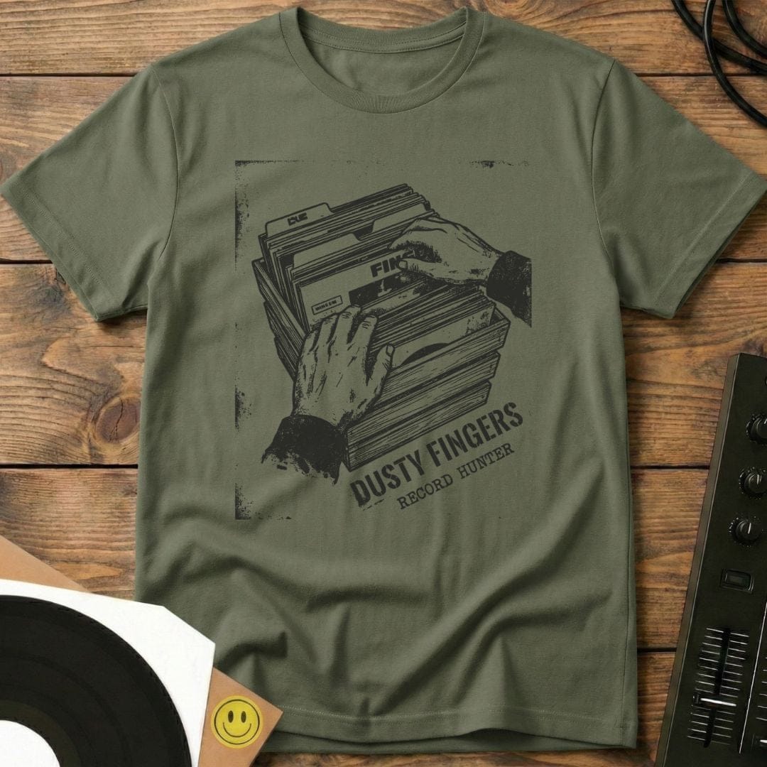 Dusty Fingers T-Shirt Military Green / S Dusty Fingers T-Shirt