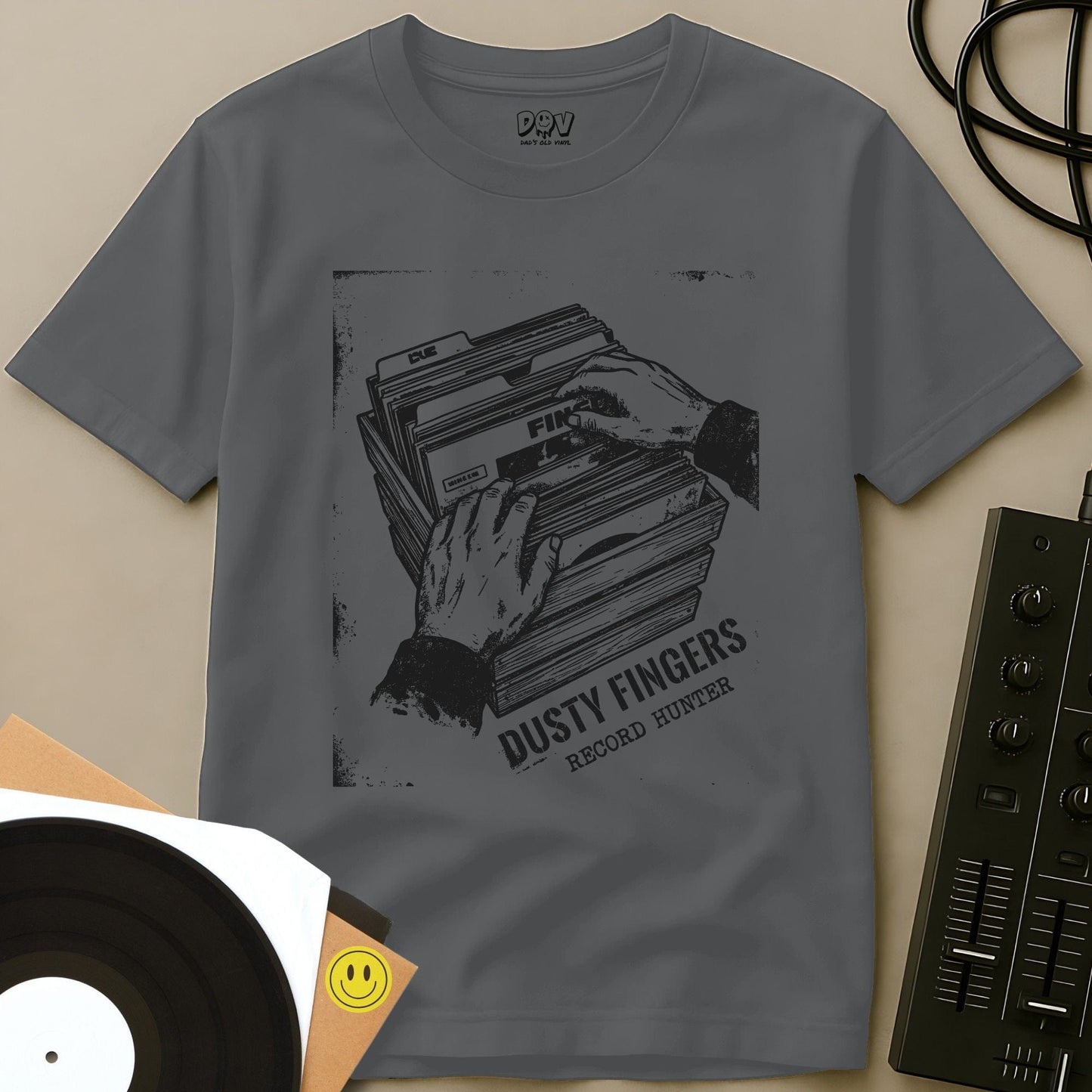 Dusty Fingers T-Shirt Sport Grey / S Dusty Fingers T-Shirt