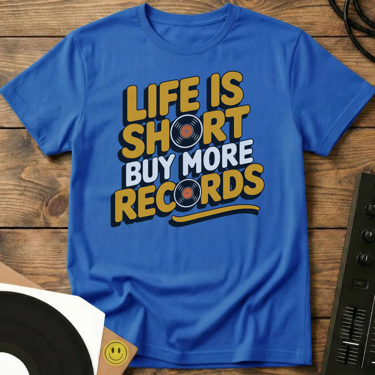 Buy More Records T-Shirt Royal / S Buy More Records T-Shirt