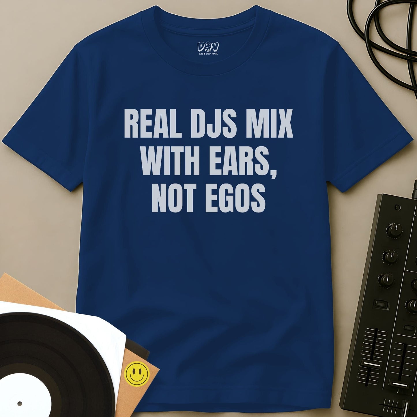 Ears, Not Ego T-Shirt Royal / S Ears, Not Ego T-Shirt