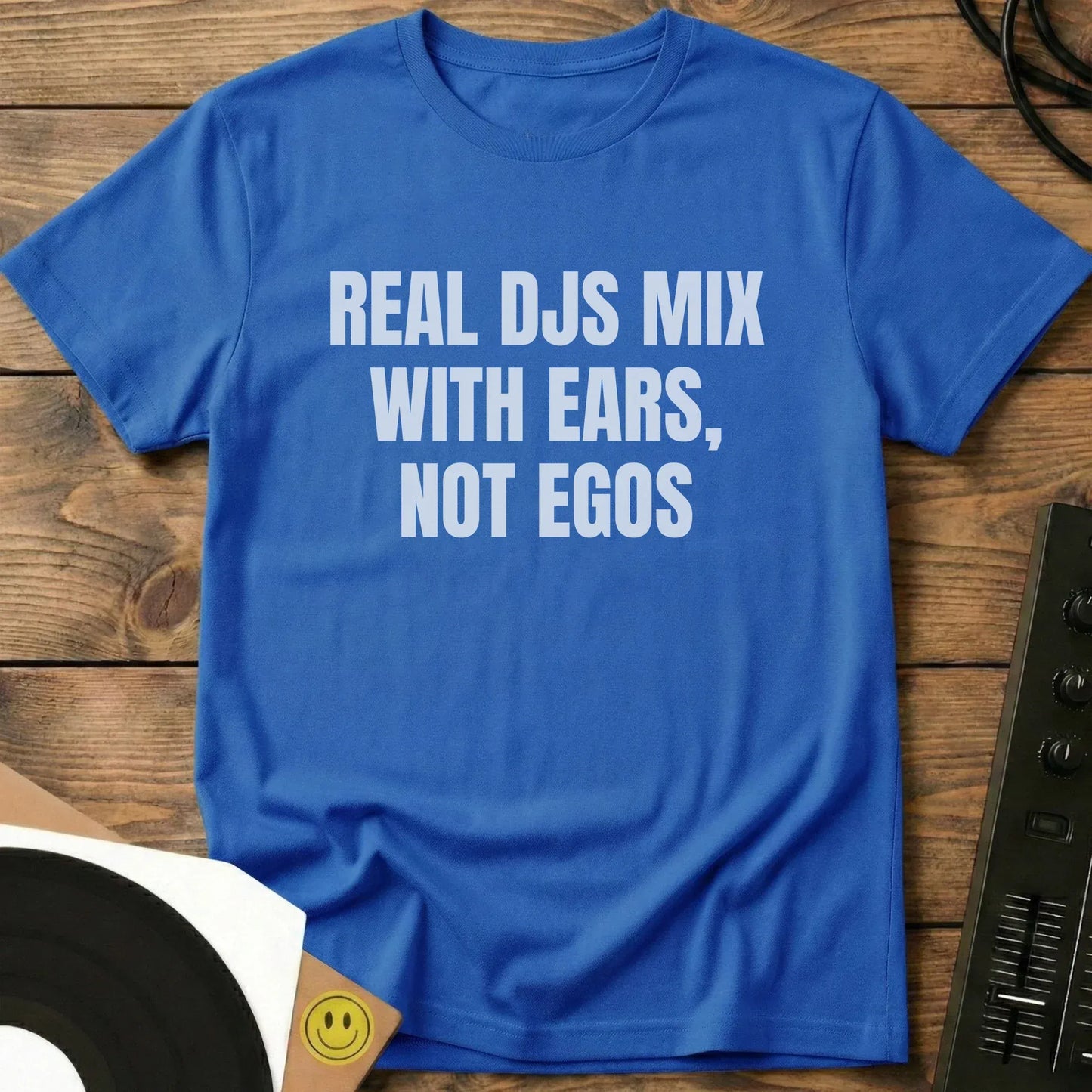 Ears, Not Ego T-Shirt Royal / S Ears, Not Ego T-Shirt
