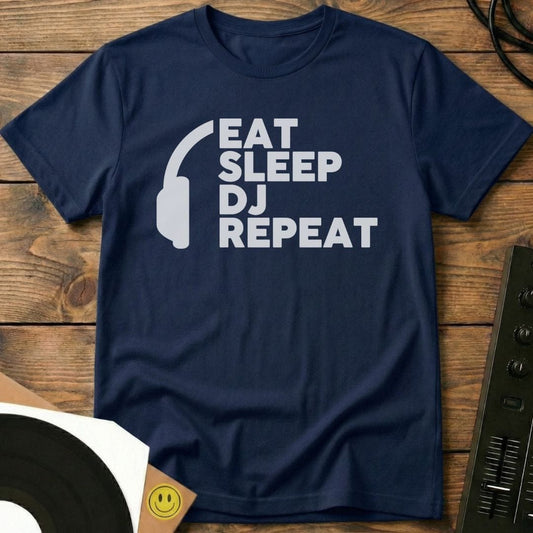 Eat, Sleep, DJ, Repeat T-Shirt Navy / S Eat, Sleep, DJ, Repeat T-Shirt