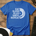 Eat, Sleep, Play Vinyl T-Shirt Royal / S Eat, Sleep, Play Vinyl T-Shirt