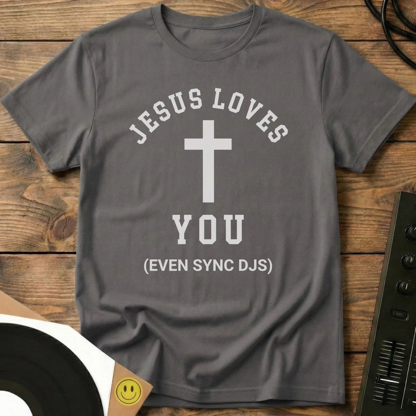 Even Sync DJs T-Shirt Charcoal / S Even Sync DJs T-Shirt