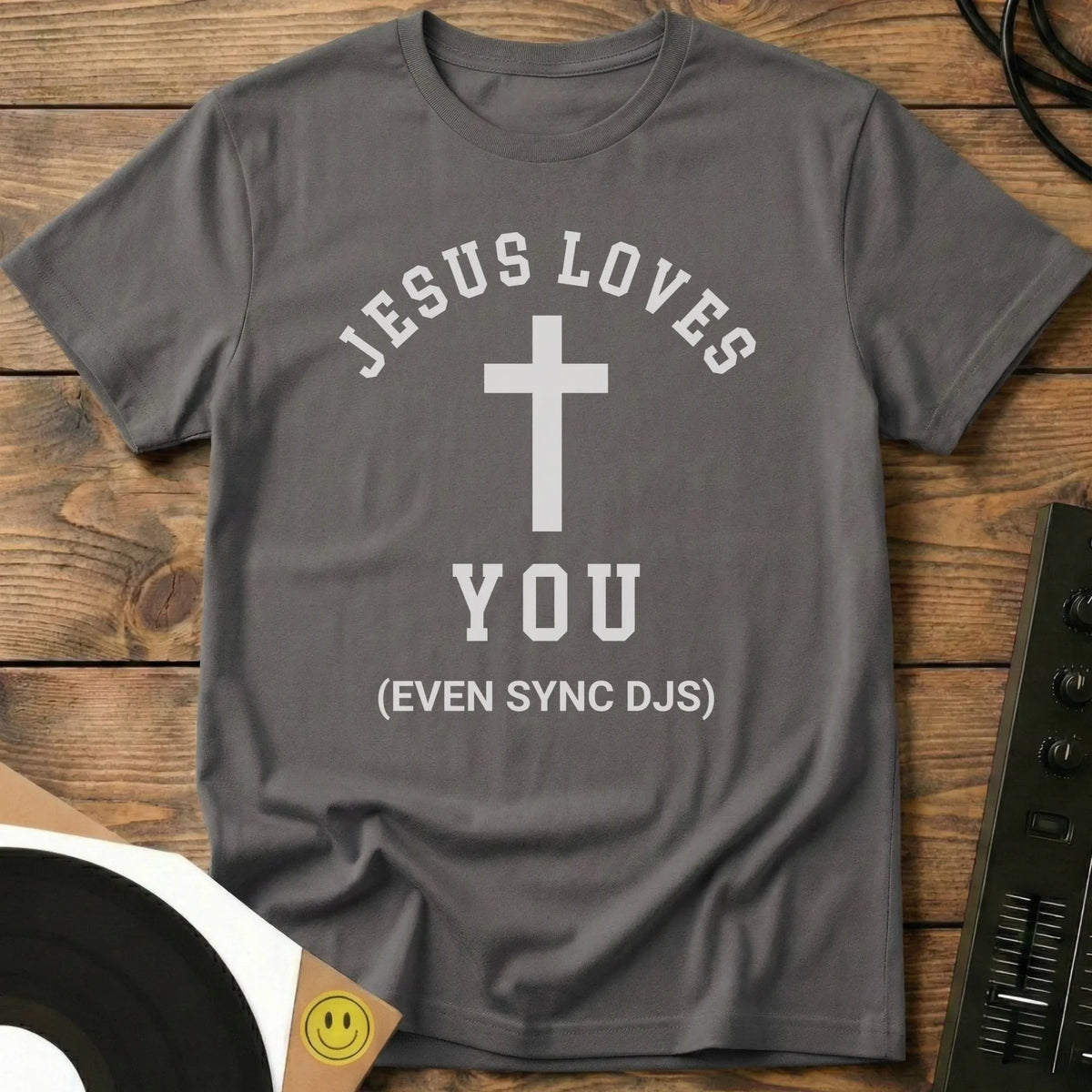 Even Sync DJs T-Shirt Charcoal / S Even Sync DJs T-Shirt