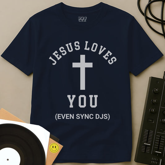 Even Sync DJs T-Shirt Navy / S Even Sync DJs T-Shirt