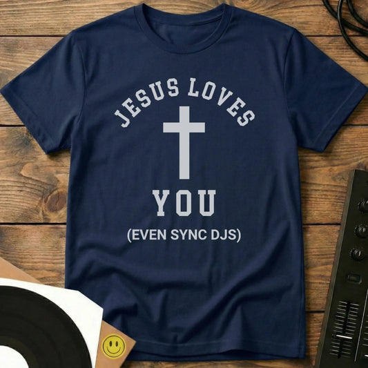 Even Sync DJs T-Shirt Navy / S Even Sync DJs T-Shirt