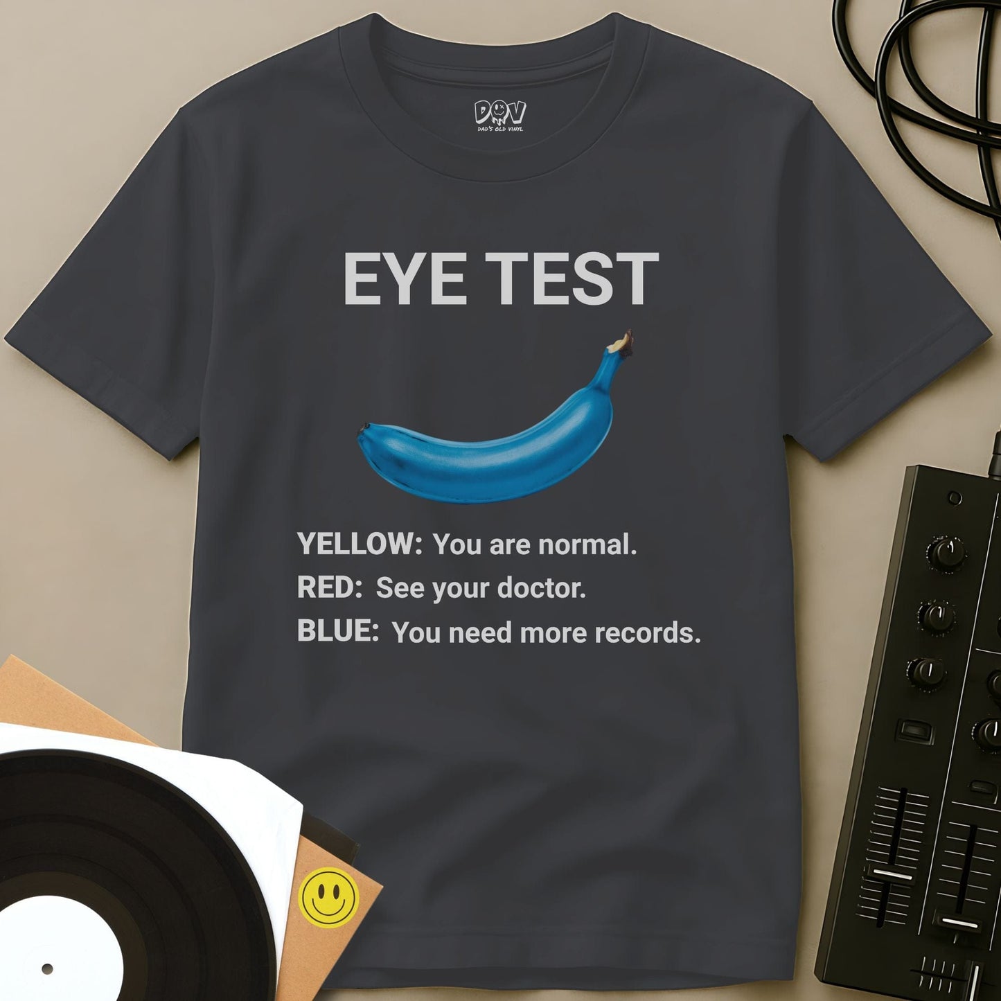 Eye Test T-Shirt Charcoal / S Eye Test T-Shirt