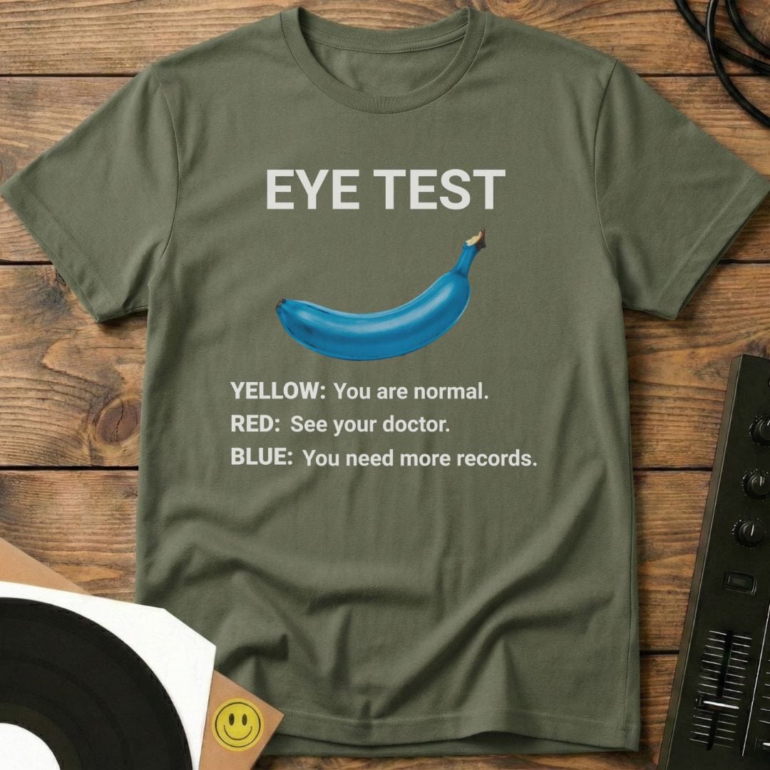 Eye Test T-Shirt Military Green / S Eye Test T-Shirt