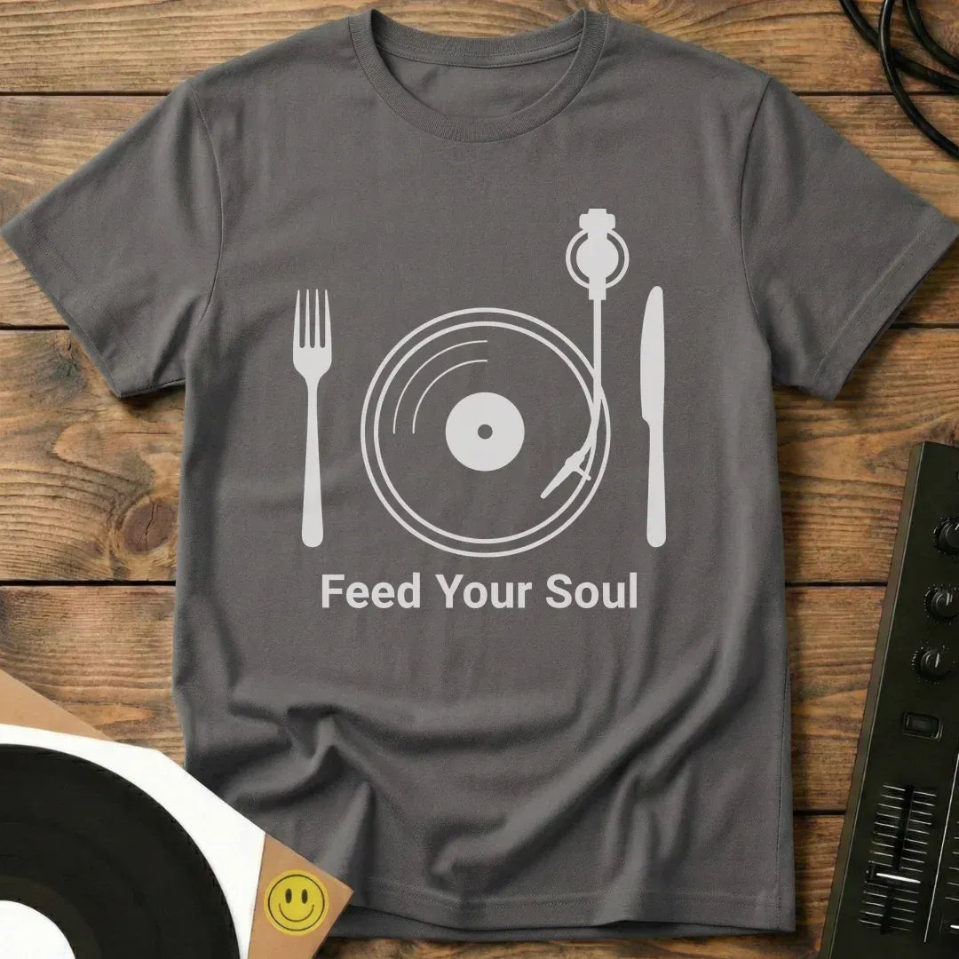 Feed Your Soul T-Shirt Charcoal / S Feed Your Soul T-Shirt