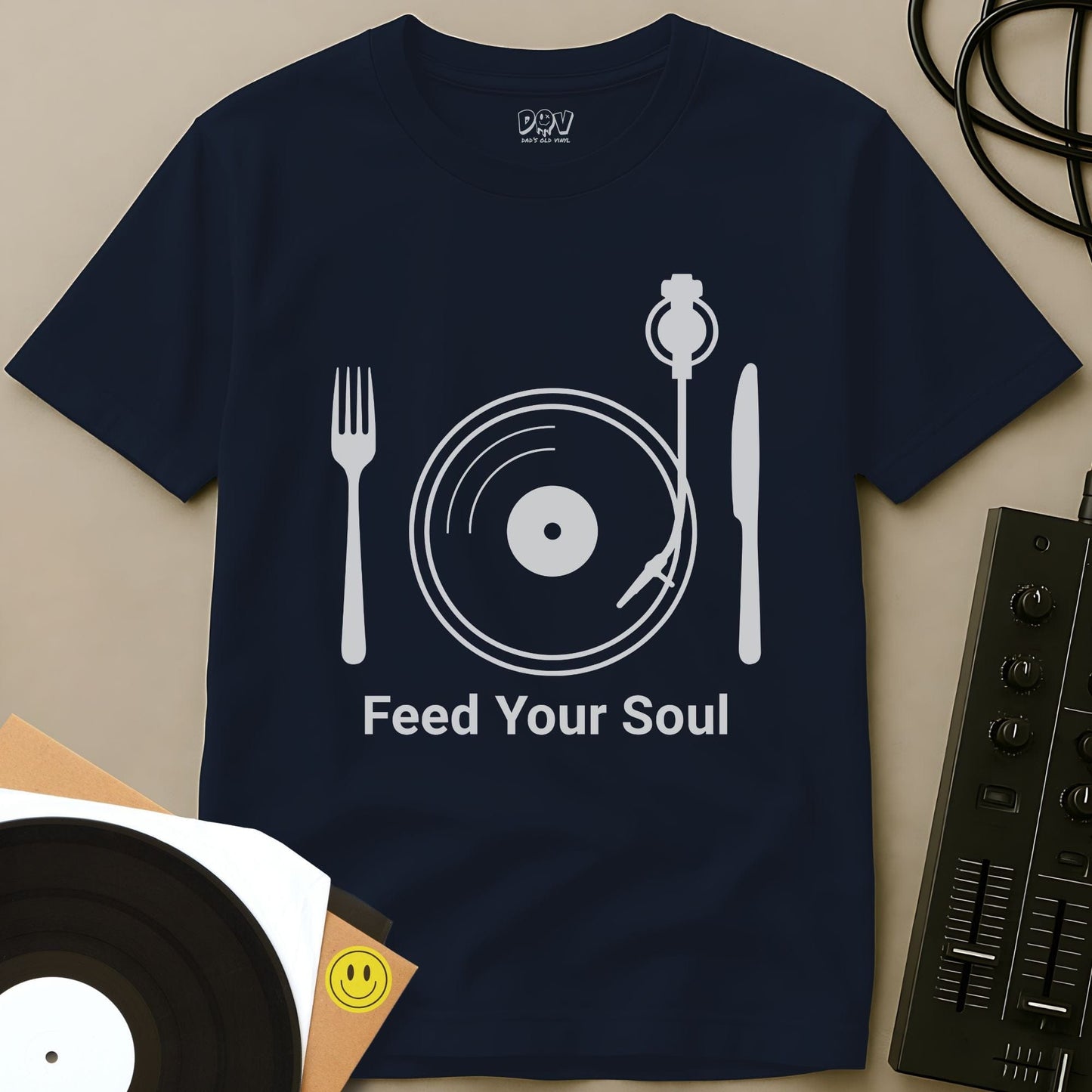 Feed Your Soul T-Shirt Navy / S Feed Your Soul T-Shirt