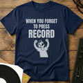 Forget To Record T-Shirt Navy / S Forget To Record T-Shirt