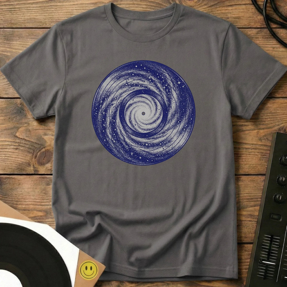 Galatic Records T-Shirt Charcoal / S Galatic Records T-Shirt