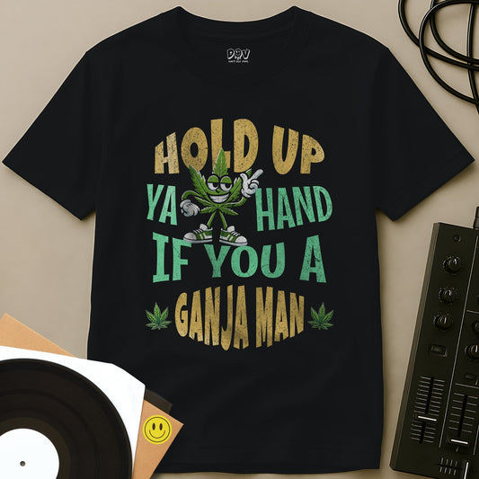 Ganja Man T-Shirt Black / S Ganja Man T-Shirt
