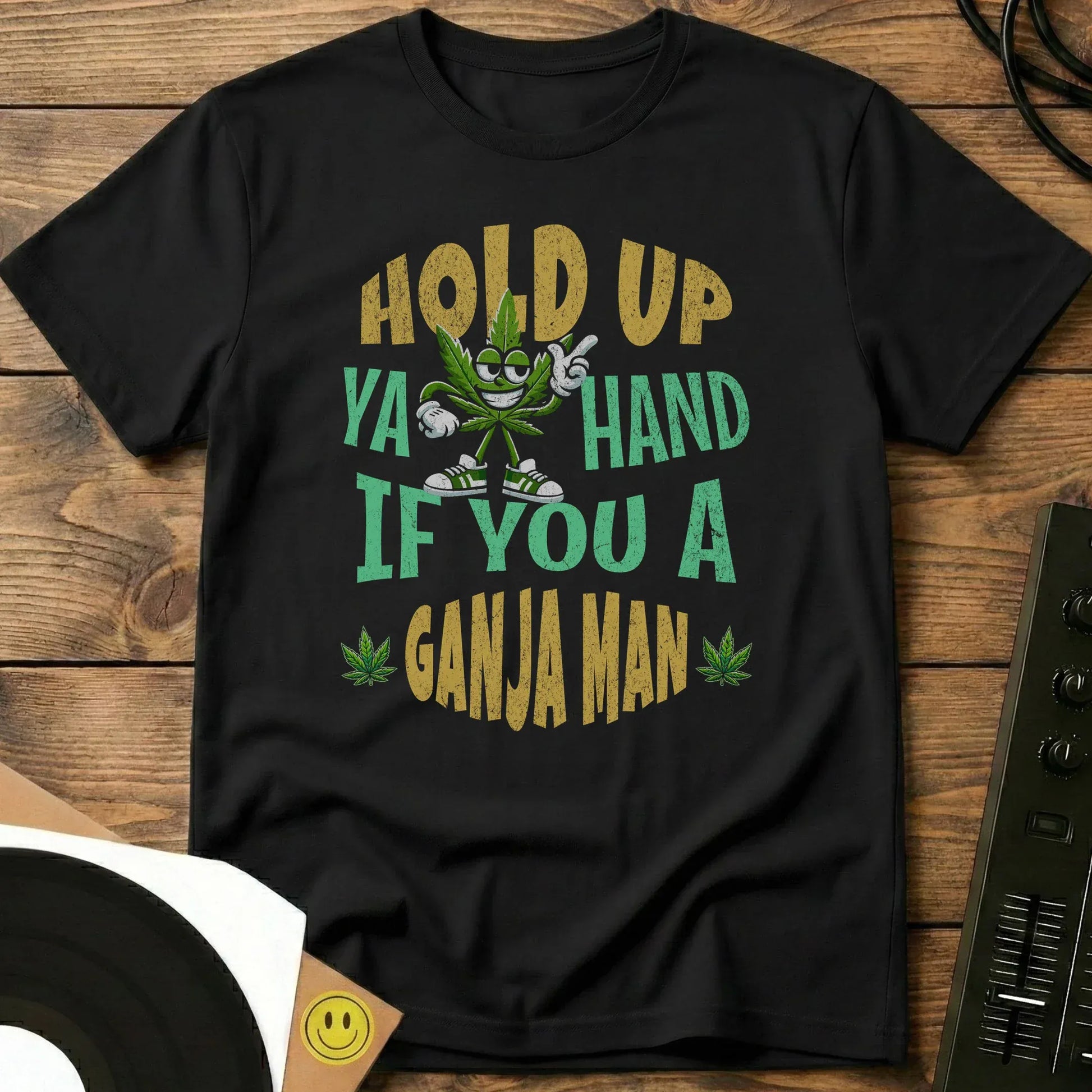 Ganja Man T-Shirt Black / S Ganja Man T-Shirt